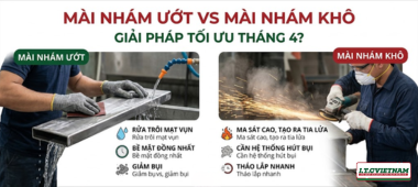 Mài nhám ướt hay mài nhám khô: Đâu là giải pháp tối ưu?