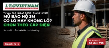 Mũ bảo hộ 3M có lỗ thông hơi hay không lỗ: chọn loại nào?