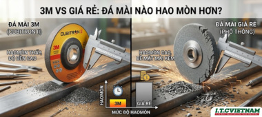 So sánh độ hao mòn: Đá mài 3M vs Đá mài giá rẻ trên thị trường