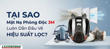 Tại sao mặt nạ phòng độc 3M luôn dẫn đầu về hiệu suất lọc?