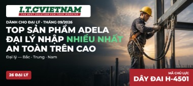 Top sản phẩm Adela (an toàn trên cao) đại lý nhập nhiều nhất tháng 9/2026