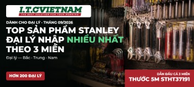 Top sản phẩm Stanley được nhiều đại lý nhập nhất tháng 9/2026 theo 3 miền
