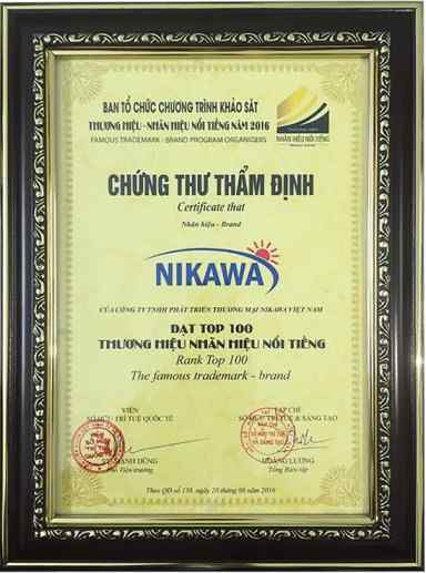 Top 100 thương hiệu - Một cách chứng nhận về chất lượng