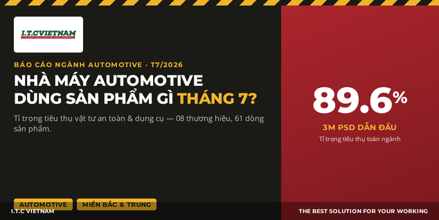 NHÀ MÁY AUTOMOTIVE DÙNG SẢN PHẨM GÌ THÁNG 7