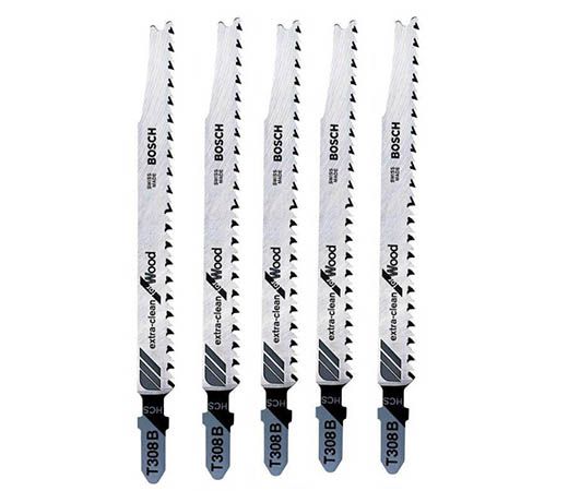 Bộ 5 lưỡi cưa lọng gỗ T 308 B Bosch 2608663751