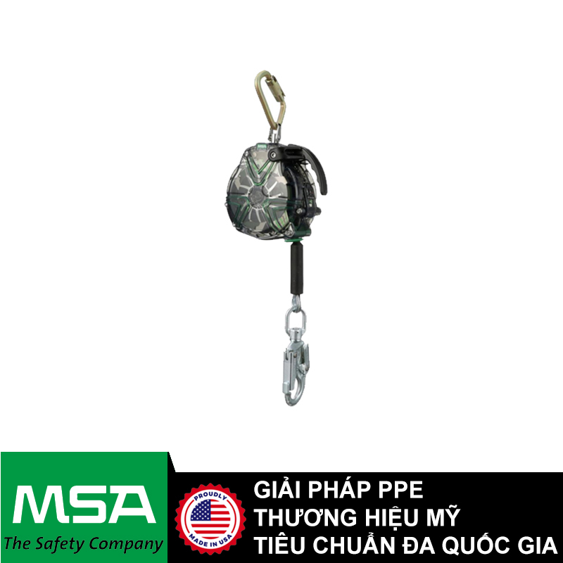 Cuộn dây cáp hãm tự động 6m MSA V-TEC