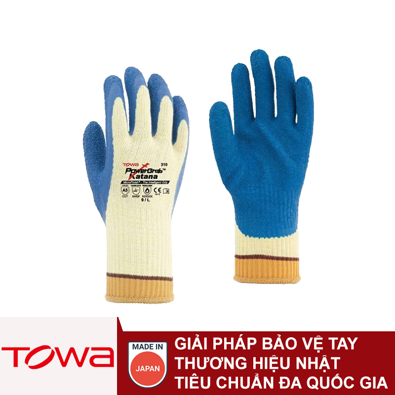 Găng tay chịu nhiệt chống cắt cấp độ 5 Towa PowerGrab® Katana 310