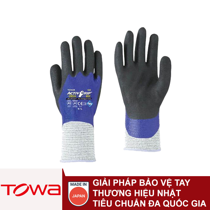 Găng tay đa dụng, chống dầu, chống cắt  Towa 542