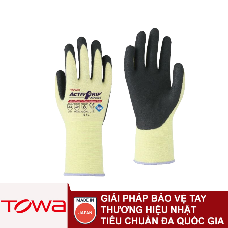 Găng tay chống cắt Towa ActivGrip™ ATA 534