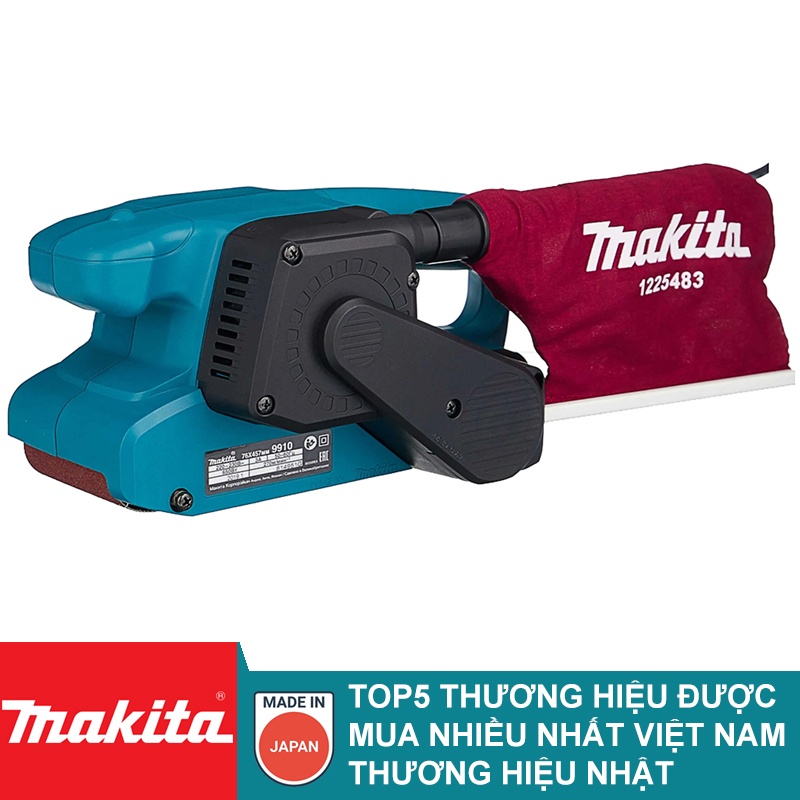 Máy chà nhám băng Makita 76x457mm 650W 9910