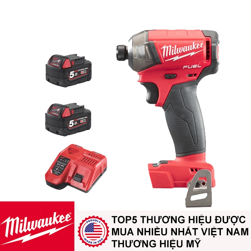 Máy vặn vít thủy lực M18 Milwaukee FQID-502X SET (2pin x 5.0Ah, 1 sạc)