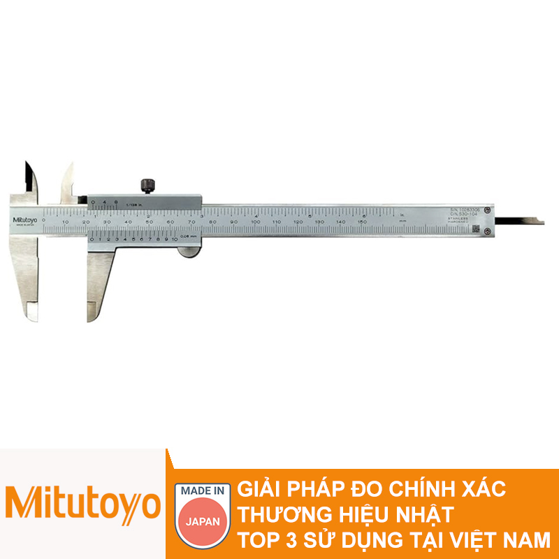 Thước cặp cơ 6in/150mm Mitutoyo 530-104