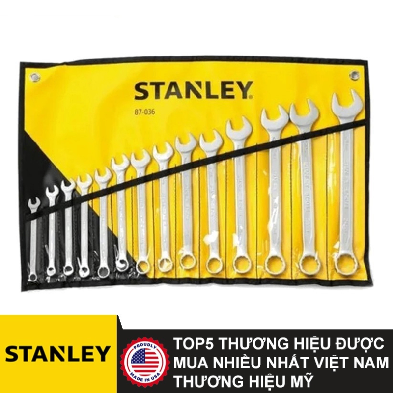 Bộ cờ lê đầu tròng, đầu mở 14 chiếc 8,9,10,11,12,13,14,15,16,17,19,21 ...