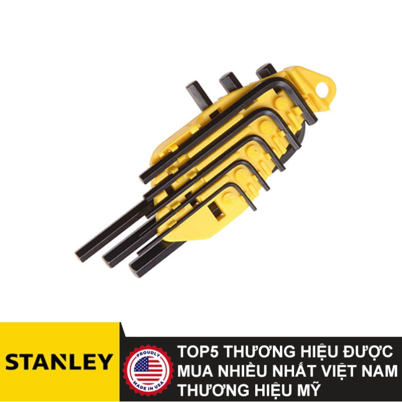 Bộ lục giác hệ m 8 chi tiết (1.5mm - 6mm) Stanley 69-251-22