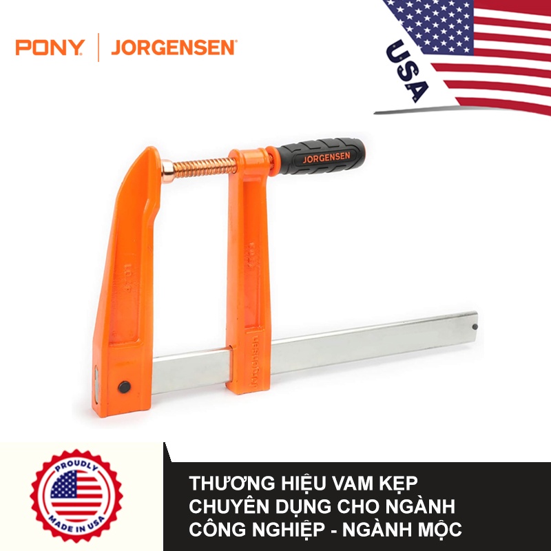 Vam kẹp thanh thép Jorgensen 6000 (0-72 inch)