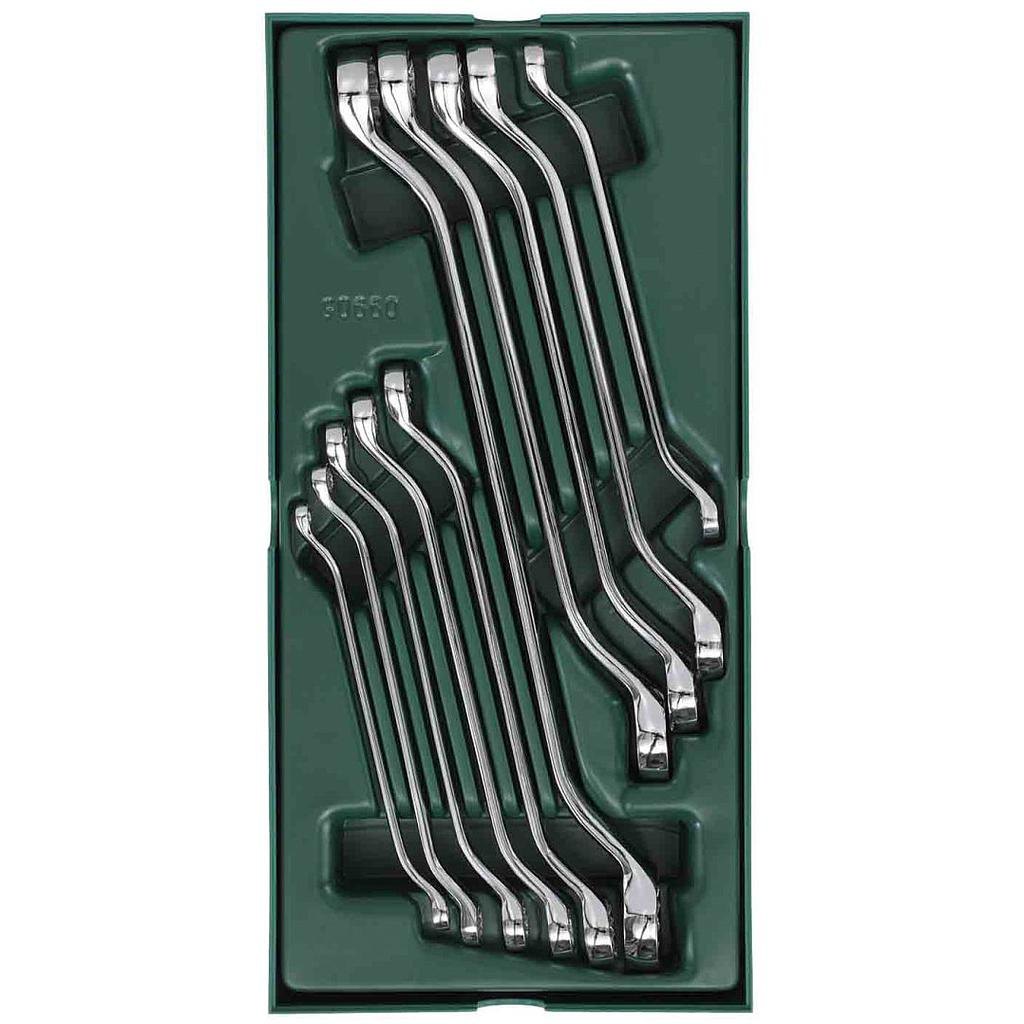 Bộ cờ lê hai đầu vòng 10 chi tiết Sata 09905