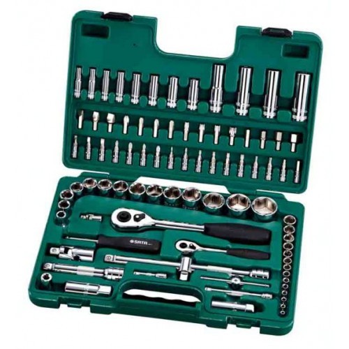 Bộ khẩu 86 chi tiết 1/4inch & 1/2inch Sata 09013