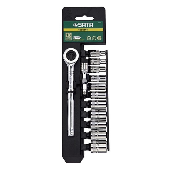 Bộ khẩu Sata 09521 (13 chi tiết,1/4inch)