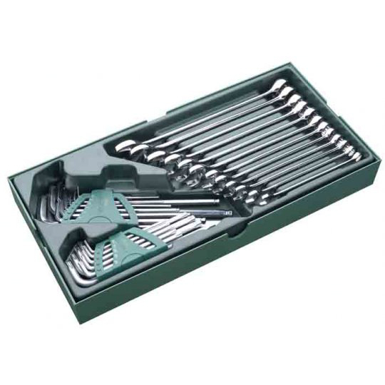 Bộ cờ lê vòng miệng và lục giác 23 chi tiết Sata 09906