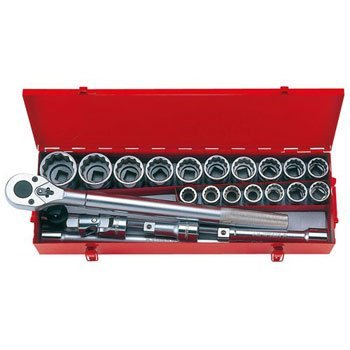 Bộ Khẩu 23 chi tiết hệ met Kingtony 6023MR 3/4