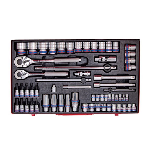 Bộ Khẩu 62 chi tiết hệ mét Kingtony 9063MR (1/4