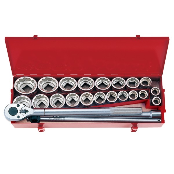 Bộ khẩu 24 món hệ inch và met 3/4