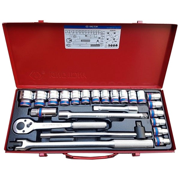 1/2'' bộ Khẩu 24 chi tiết hệ inch Kingtony 4026SR01