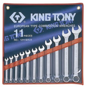 Bộ cờ lê vòng miệng 11 chi tiết hệ inch Kingtony 1211SR01 1/4