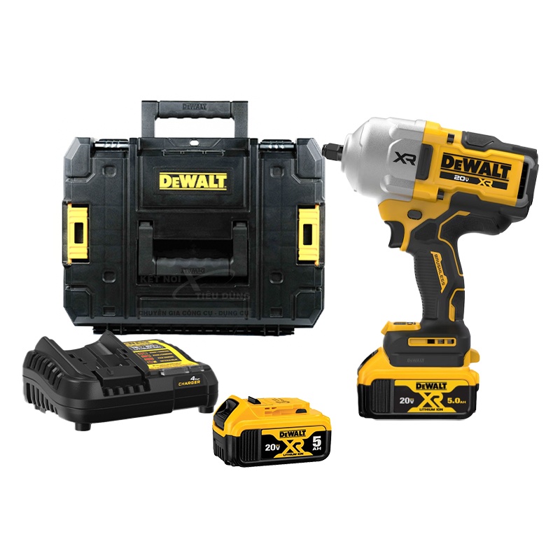 Bộ Máy Vặn ốc Dùng Pin 20V Dewalt DCF961P2T (2 Pin 5.0Ah & Sạc)