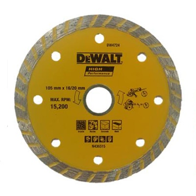 Đĩa cắt gạch 105mm Dewalt DW4724