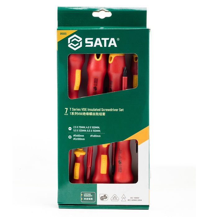 Bộ tô vít 7 chi tiết Sata 09303
