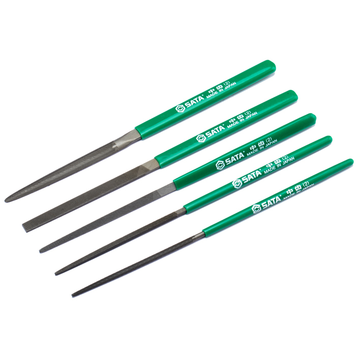 Bộ giũa kim loại mini 5 chi tiết Sata 03901 185mm