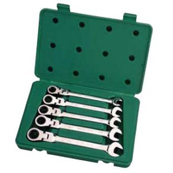 Bộ cờ lê vòng miệng xoay đầu 5 chi tiết 10-14 Sata 09082
