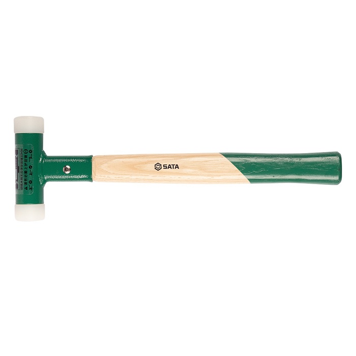 Búa cao su tay cầm bằng gỗ SATA 92603 40mm