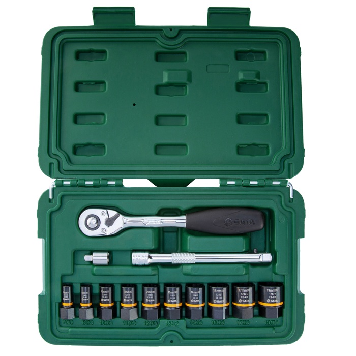 Bộ khẩu 13 chi tiết 1/4 và 3/8 inch SATA 09137