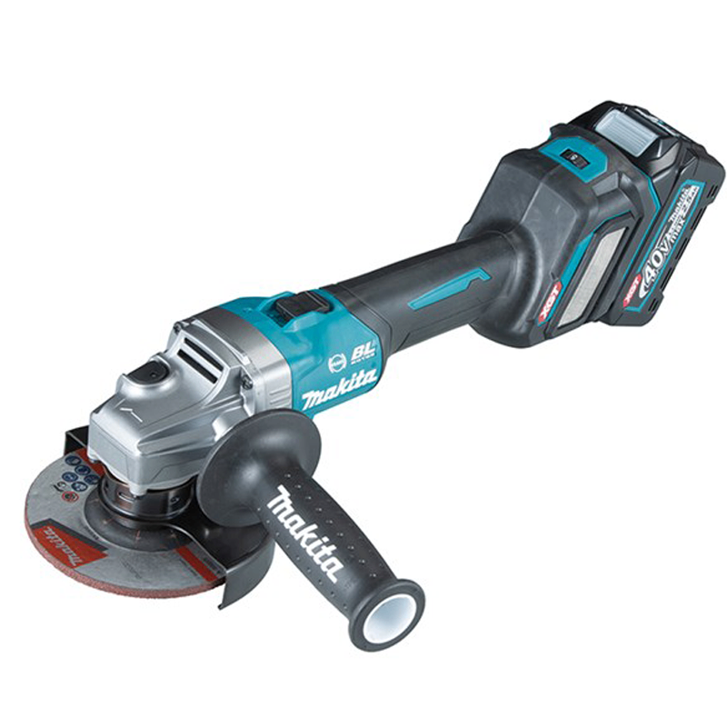 Máy mài góc pin 125mm công tắc trượt 40V Makita GA023GZ (AWS/BL)