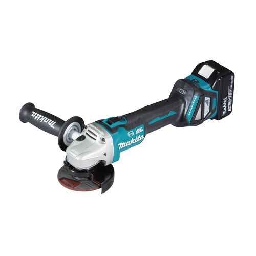 Máy mài góc pin 100mm công tắc trượt 18V Makita DGA414RTE (AWS/BL)
