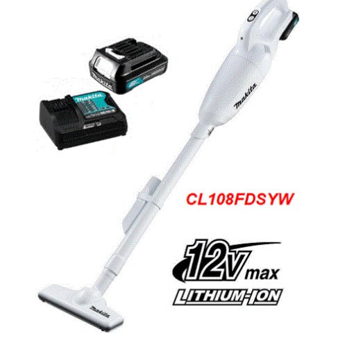 Máy hút bụi pin Makita CL108FDSYW (Kèm Pin & Sạc)