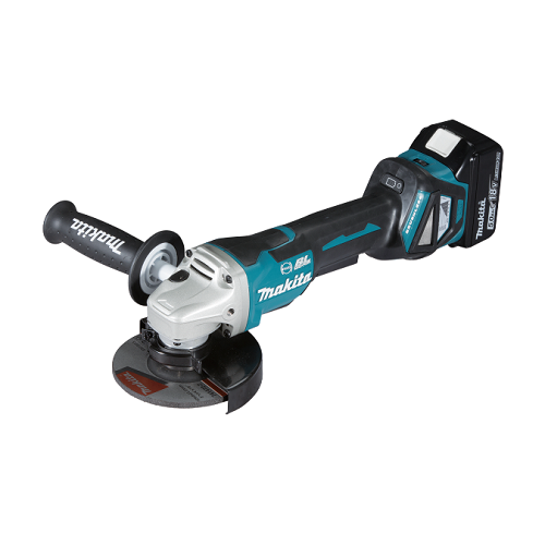 Máy mài góc pin 125mm công tắc bóp 18V Makita DGA518RTE (AWS/BL)