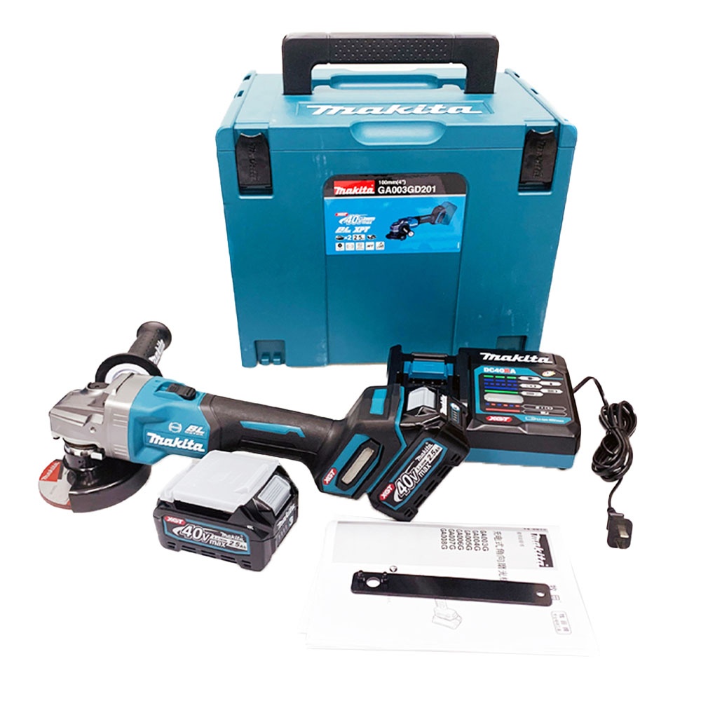 Máy mài góc pin 100mm 40V Makita GA003GM201