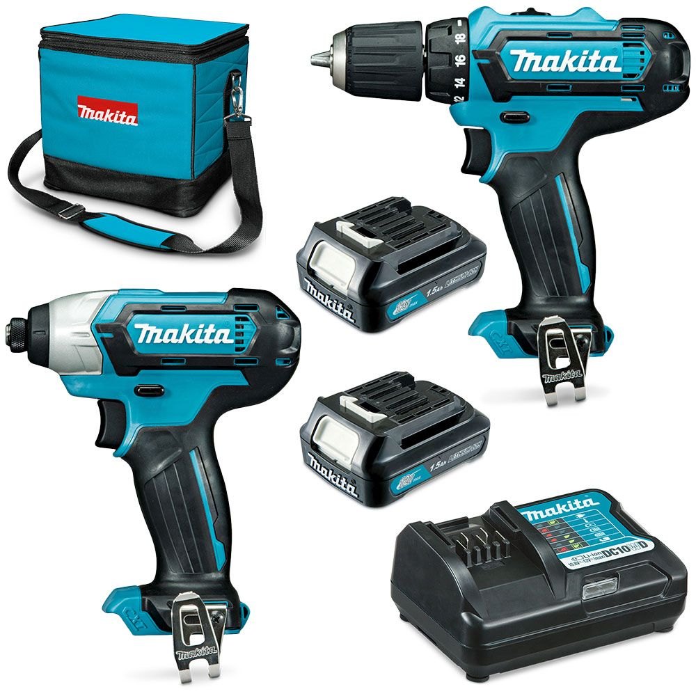 Bộ máy khoan vặn vít pin 12V Makita CLX224S