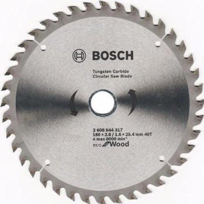 Lưỡi cưa gỗ 180x25.4mm 40T Bosch 2608644317