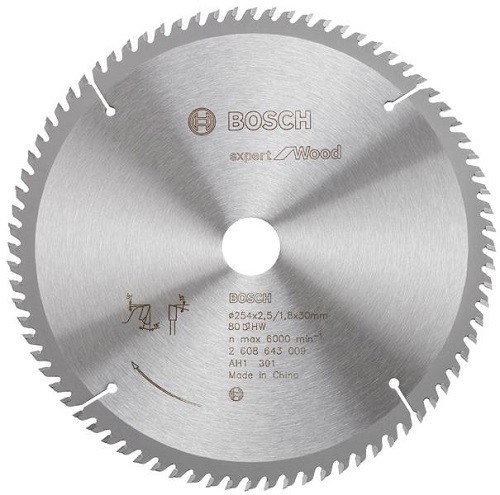 Lưỡi cưa gỗ 254x25.4mm 40T Bosch 2608643001