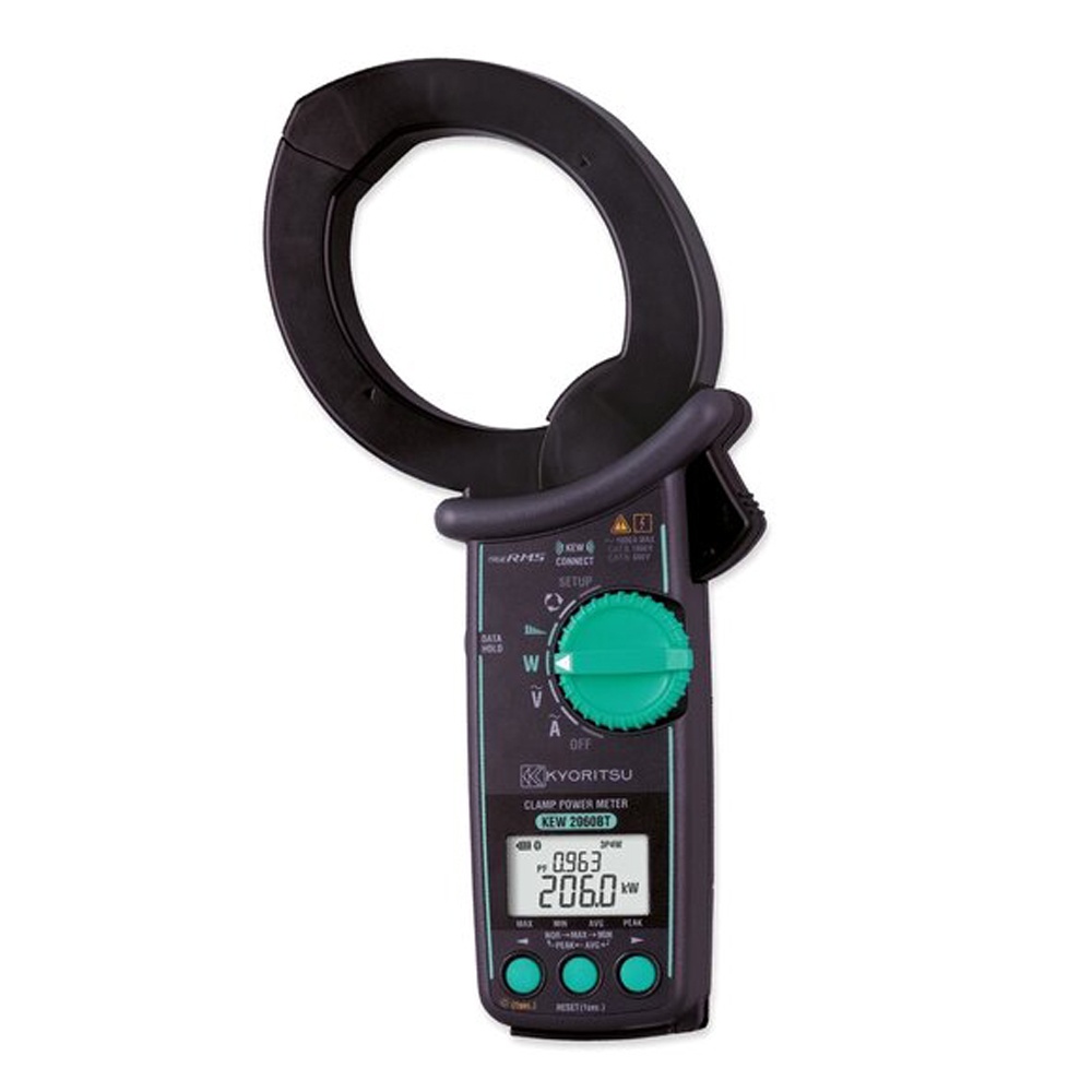 Ampe kìm đo công suất đo dòng điện AC 1000A đường kính dây dẫn φ75 mm Kyoritsu 2060BT