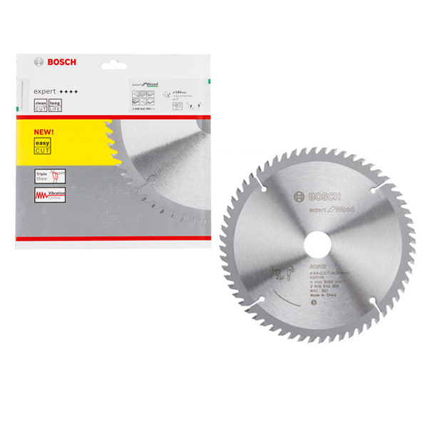 Lưỡi cưa gỗ chuyên dùng 184x25.4mm 60T Bosch 2608642985