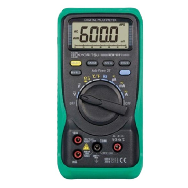 Đồng hồ vạn năng Dải đo DC V 600V AC V 600V Kyoritsu 1011
