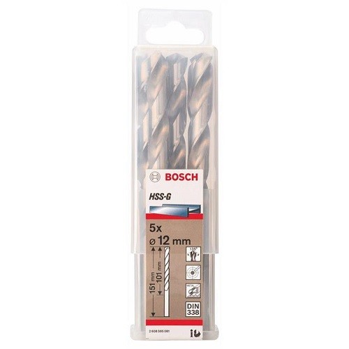 Mũi khoan sắt 12.0mm Bosch HSS-G 2608595081