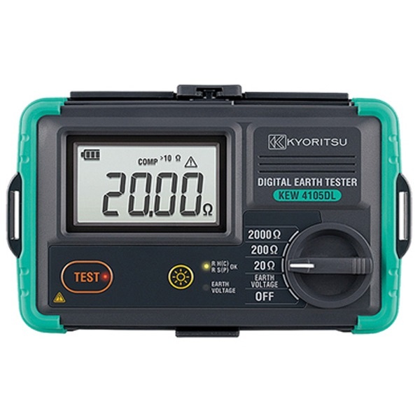 Thiết bị đo điện trở đất dải đo 2000 Ω điện áp đất 300V AC Kyoritsu 4105DLH