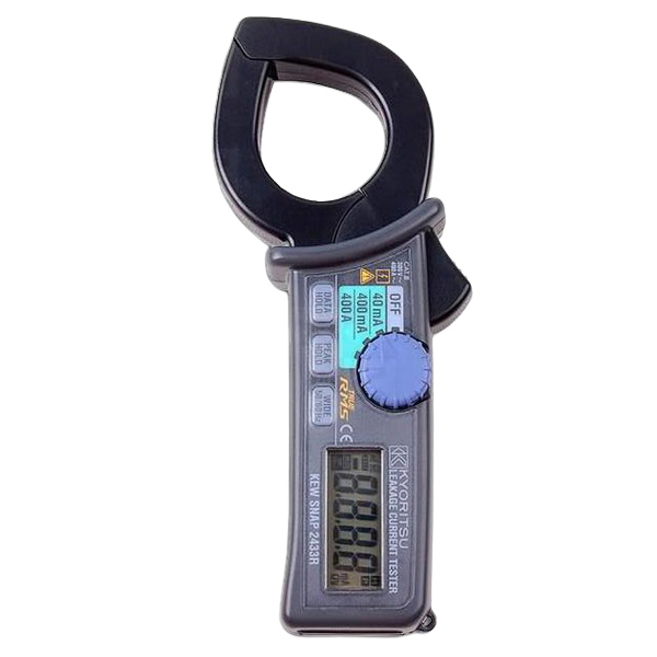 Ampe kìm đo dòng dò đường kính kìm kẹp ф 40mm đo dòng AC 400A Kyoritsu 2433R