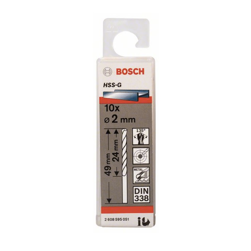Mũi khoan kim loại, sắt Bosch HSS-G/HSS-R 2608595051